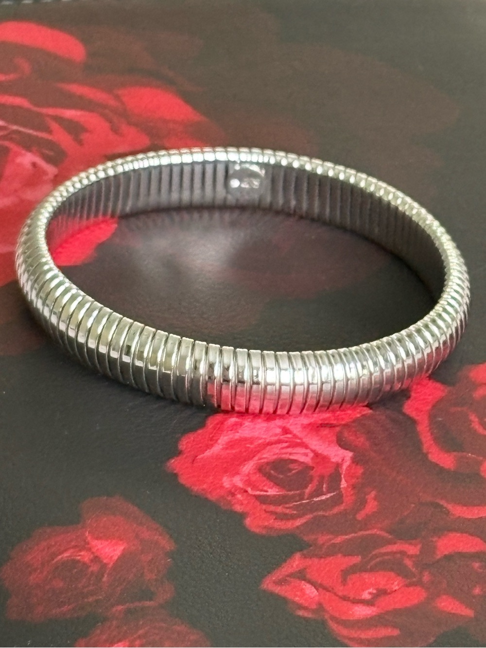 Stella & Dot Silver Snake Stretch Bracelet